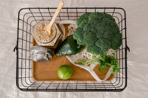 basket of healthy food