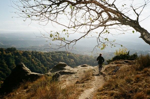 walking in mountains